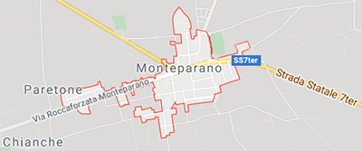 Cartina Monteparano
